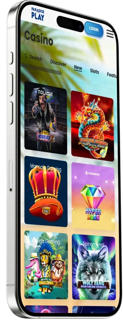 Paradise Play Casino op je mobiel